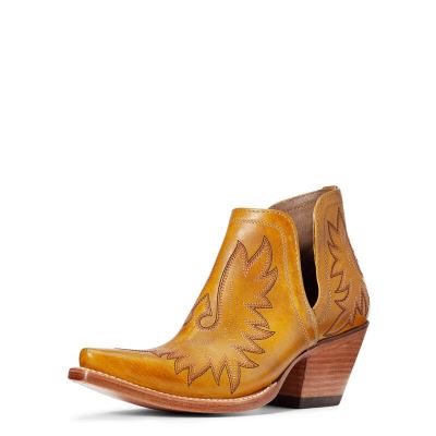 Ariat Dixon - Western Laarzen Mosterdgeel Dames - 26784-943